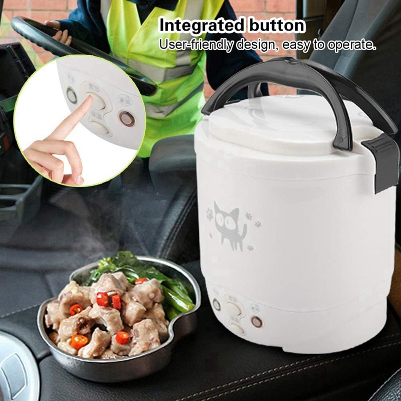 Mini Rice Cooker Car Portable  - đánh giá và giá Rice Cooker